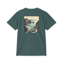 Coastal Cliff Ride Pocket T-Shirt