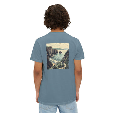 Coastal Cliff Ride Pocket T-Shirt