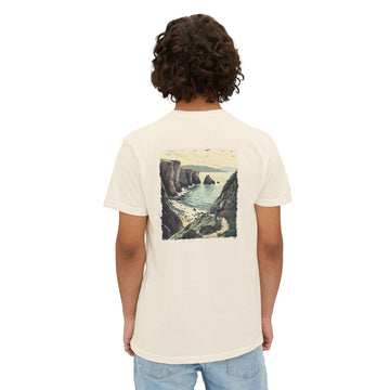 Coastal Cliff Ride Pocket T-Shirt